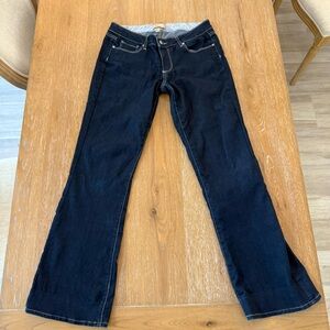 PAIGE Dark Blue Flare Jeans Stretch size 28